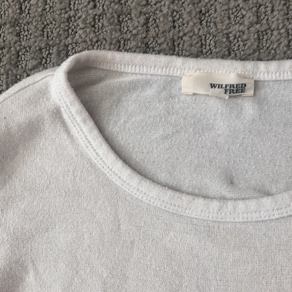 Wilfred Free Crop White Longsleeve - Picture 2 of 3